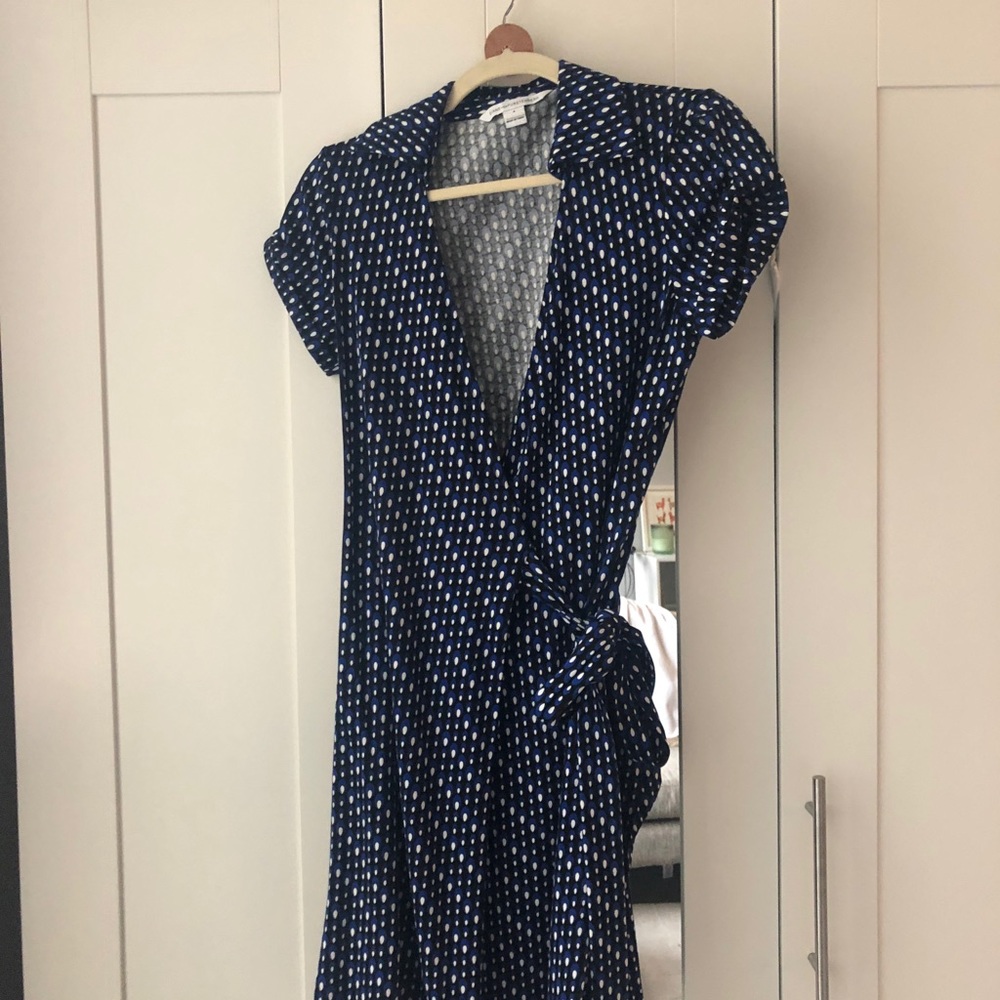 Auth DVF Wrap Dress
